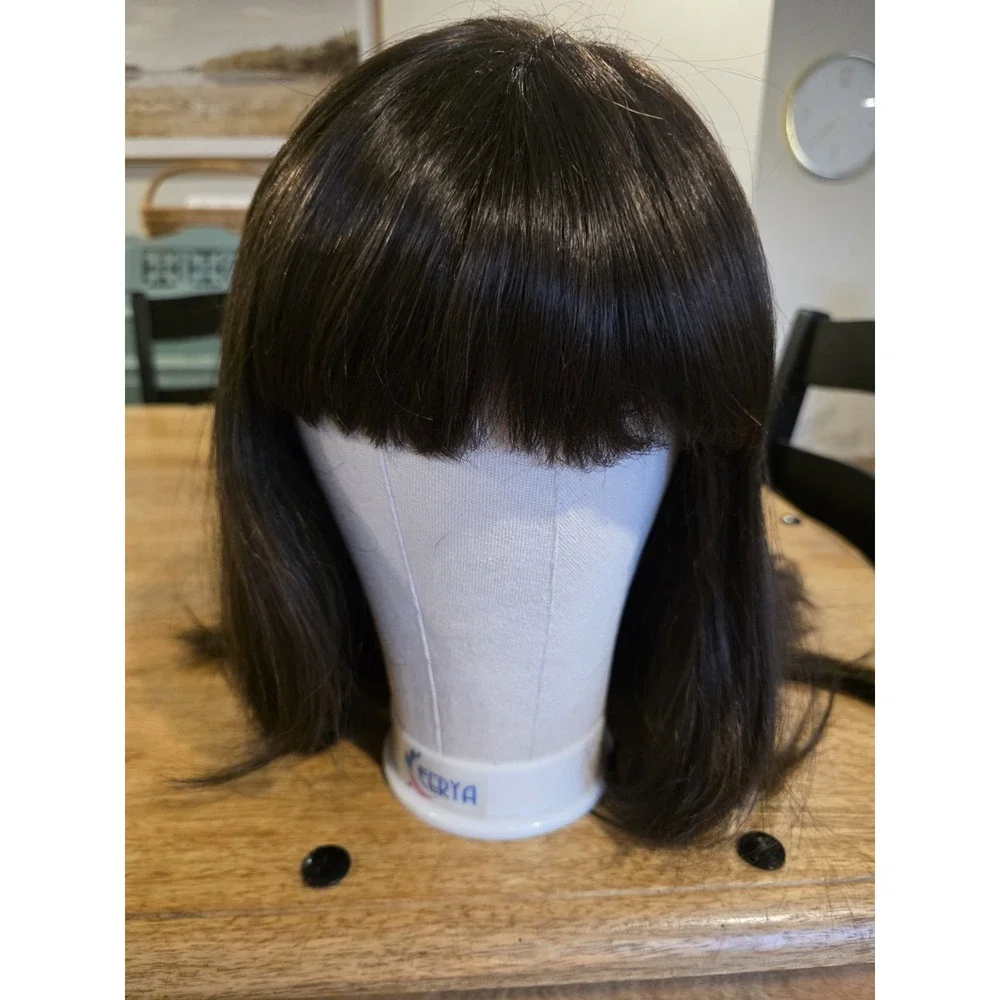 Noriko Wig Long Brunette With Fringe 1621 Justine Dark Chocolate W/box Synthetic